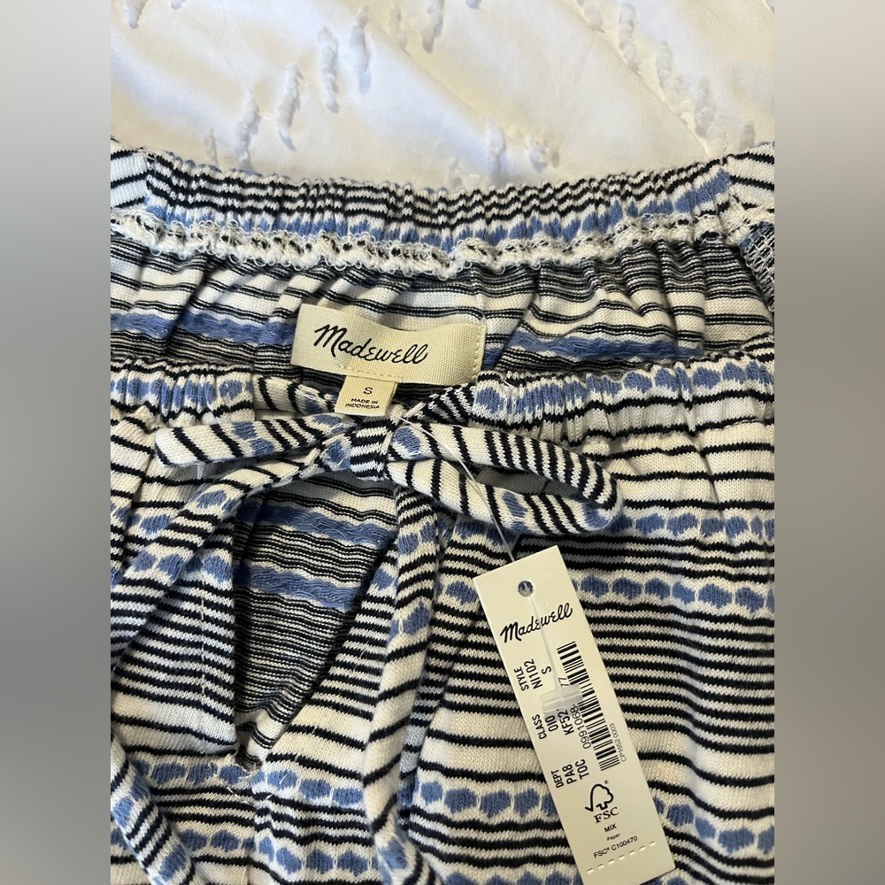 Madewell jacquard keyhole crop top size S - Picture 3 of 8